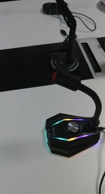 USB ноутбука компьютера настольный связал проволокой микрофон в реальном маштабе времени болтовни голоса изменителя голоса игры микрофона