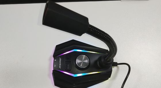 USB ноутбука компьютера настольный связал проволокой микрофон в реальном маштабе времени болтовни голоса изменителя голоса игры микрофона