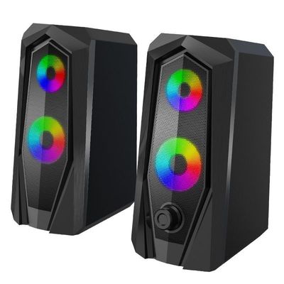 Сабвуферы небольшого аудио супер тома ноутбука USB диктора компьютера игры RGB настольные